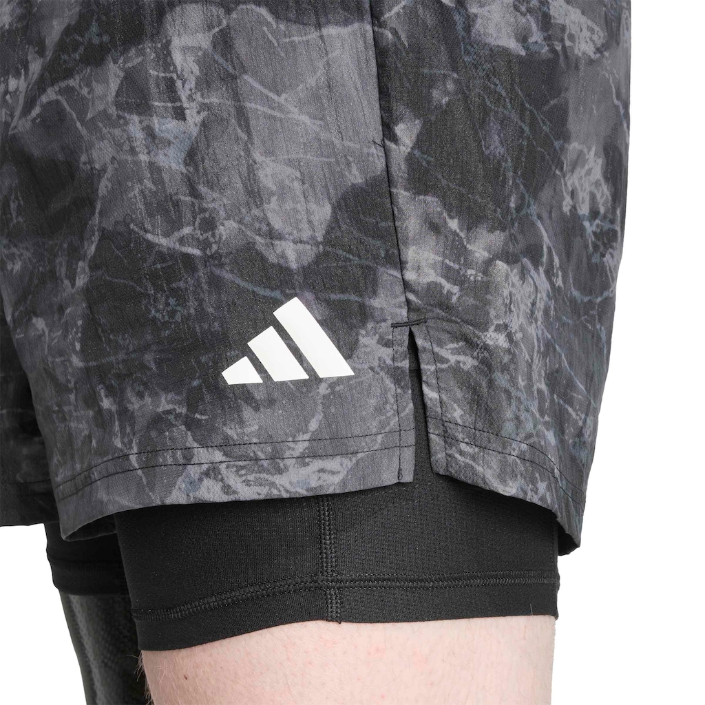 Imagem 5 do produto Bermuda adidas 2 Em 1 Own The Run Spray Dye Masculina