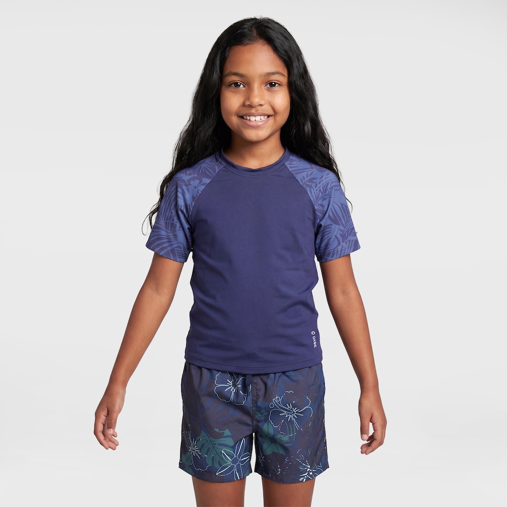 Imagem 4 do produto Camiseta de Praia e Piscina Oxer Manga Curta com Proteção Solar Estampada