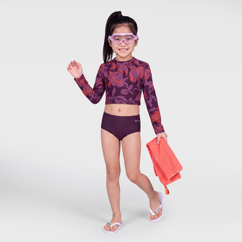 Imagem 3 do produto Conjunto Infantil Oxer Camiseta Manga Longa + Sunkini UV Estampado