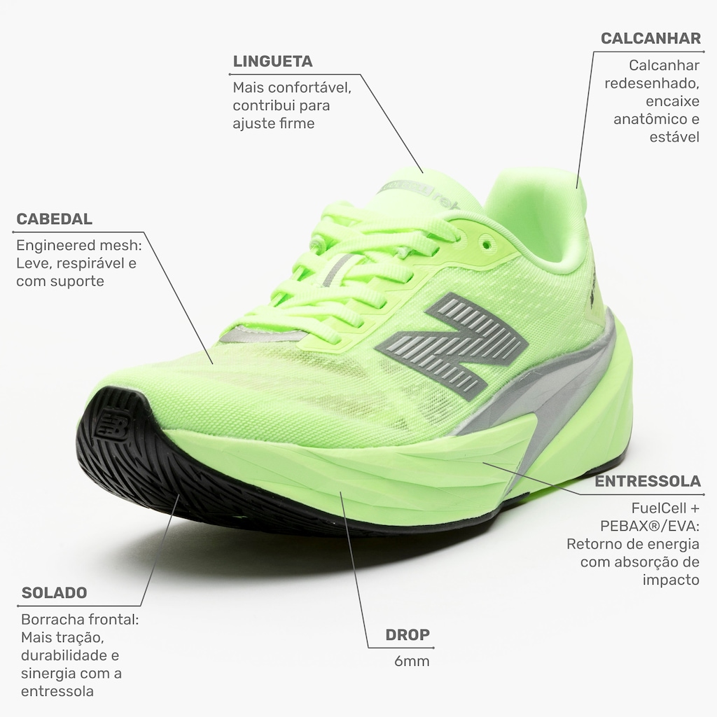 Imagem 2 do produto Tênis Feminino New Balance Fuelcell Rebel V5