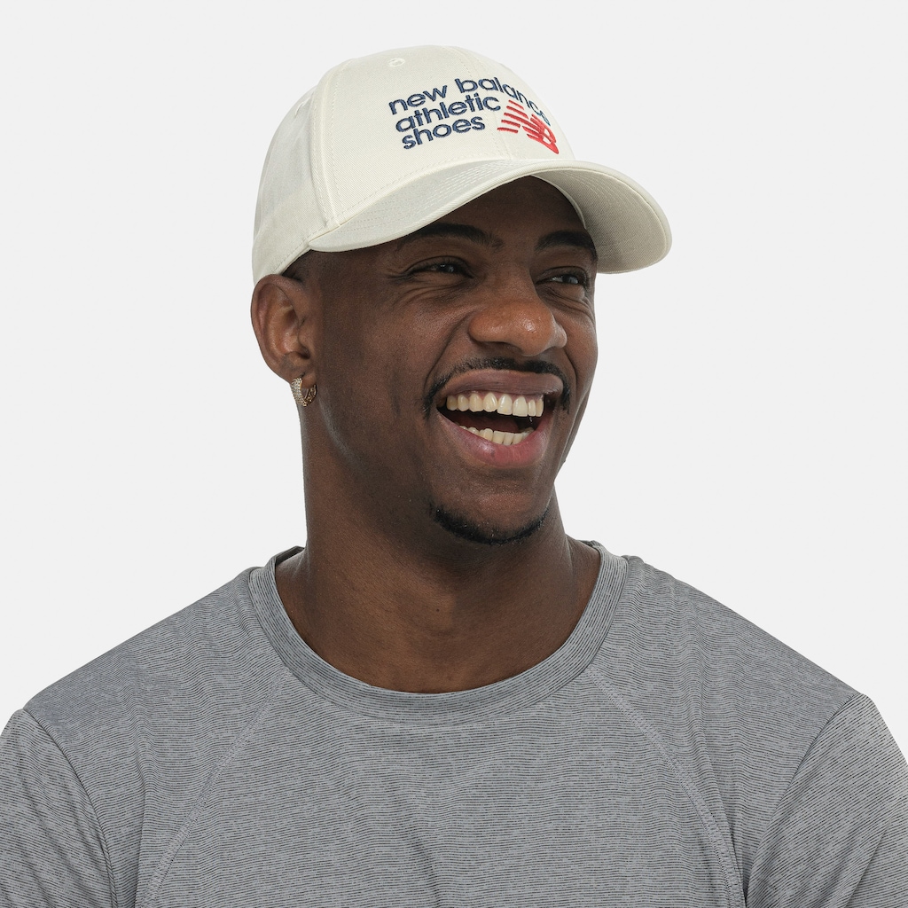 Imagem 2 do produto Boné Adulto New Balance 6 Panel Athletics Aba Curva