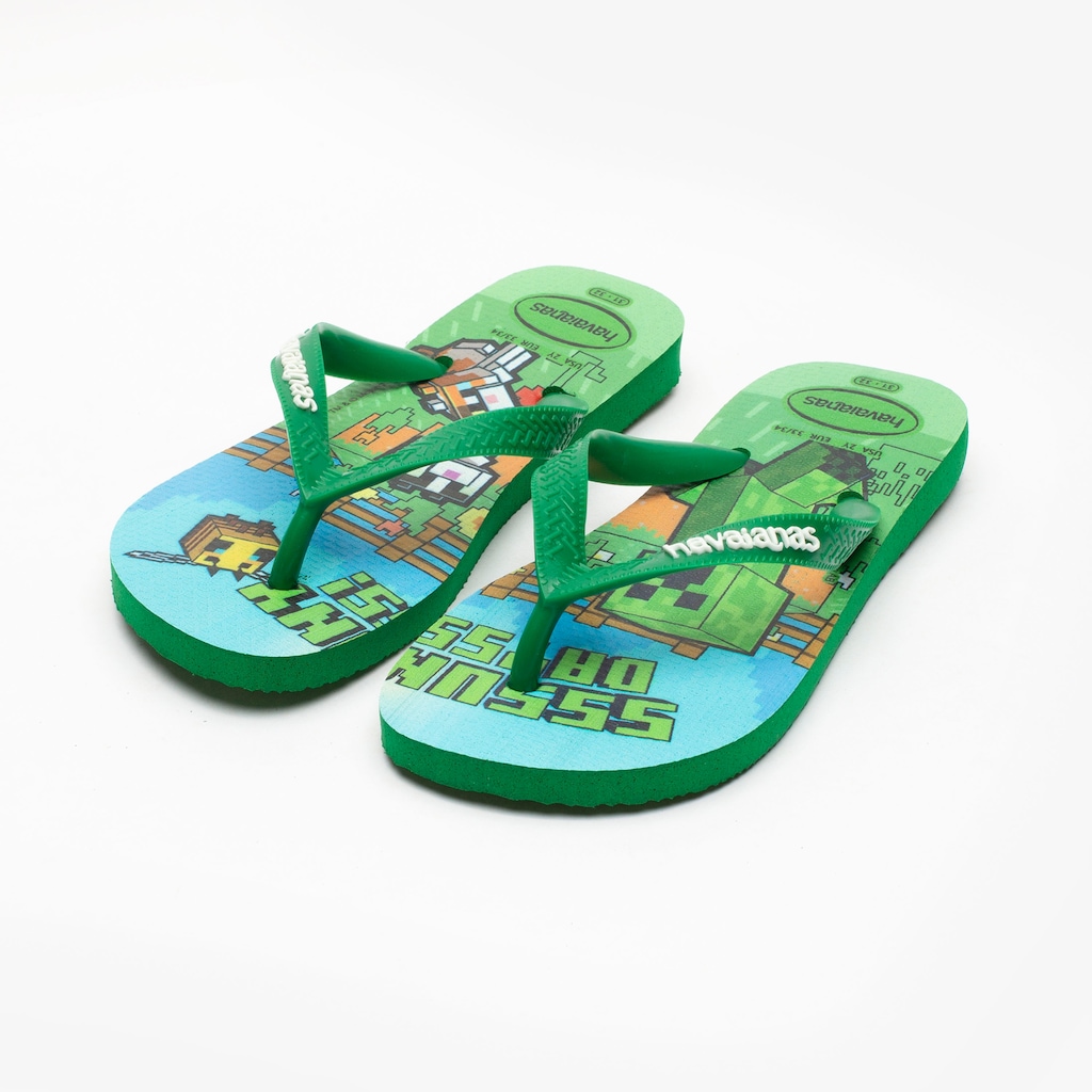 Imagem 3 do produto Chinelo Havaianas Infantil Minecraft
