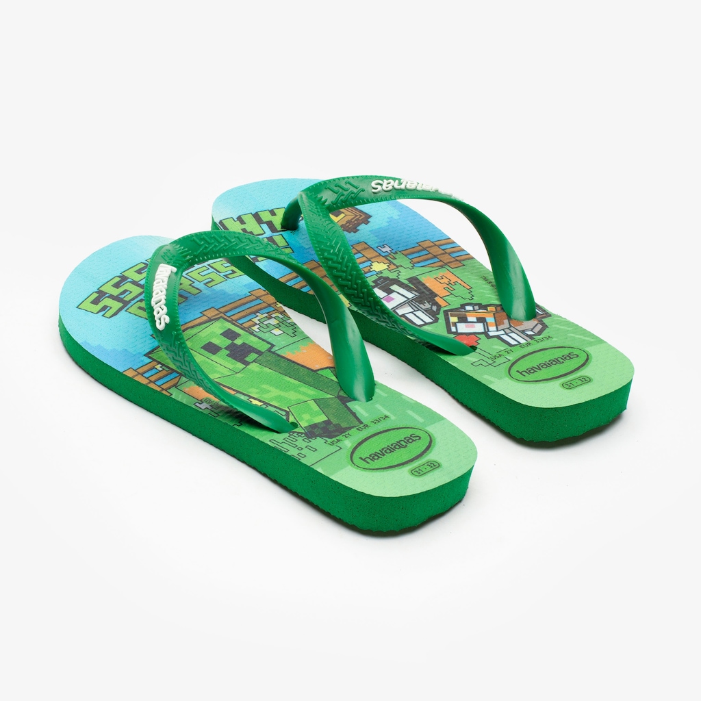 Imagem 4 do produto Chinelo Havaianas Infantil Minecraft