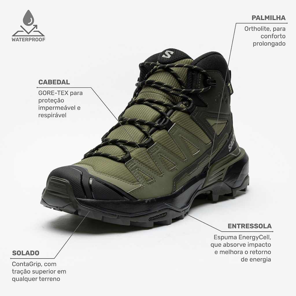 Imagem 3 do produto Bota Masculina Salomon X Ultra 360 MID GTX M