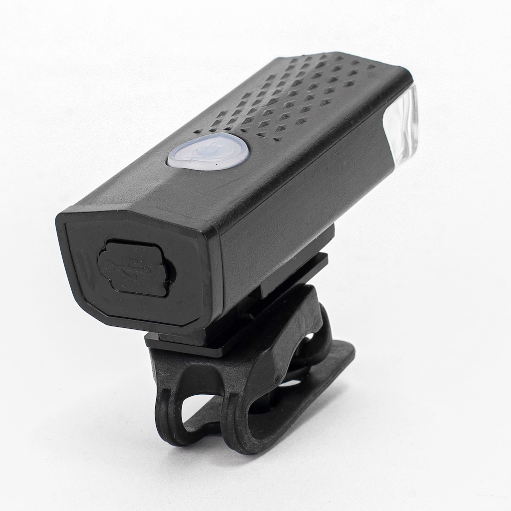 Imagem 2 do produto Luz Frontal LED Spin para Bicicleta 300 Lúmens Recarregável USB