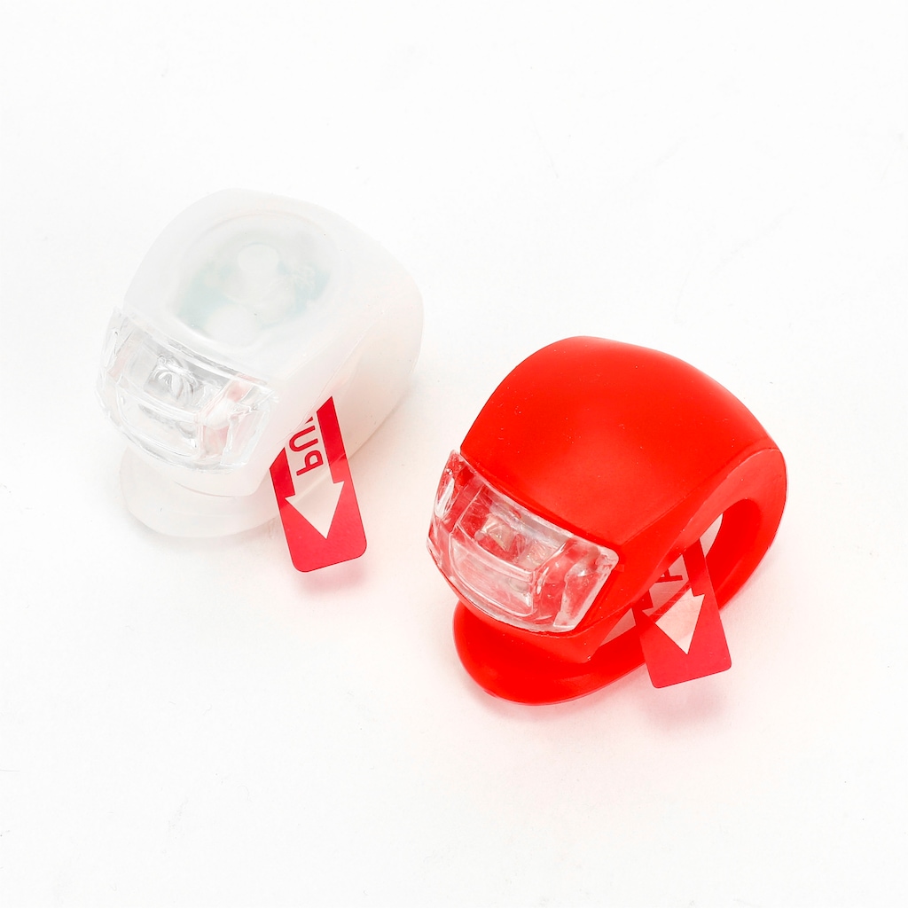 Imagem 2 do produto Kit Luzes de Silicone para Bicicleta Spin