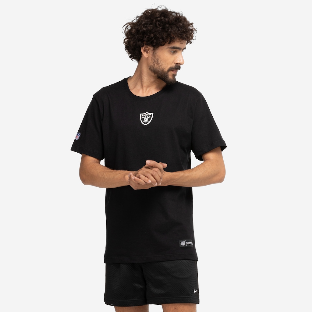 Imagem 4 do produto Camiseta Las Vegas Raiders NFL Shieltd NF176 Masculina