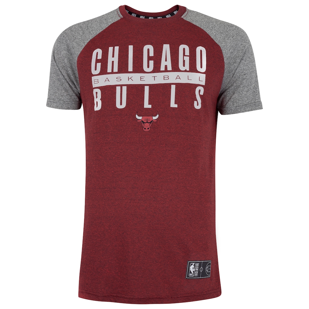 Imagem 4 do produto Camiseta do Chicago Bulls NBA Raglan N560A Masculina