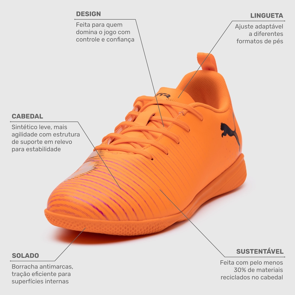 Imagem 2 do produto Chuteira Futsal Infantil Puma Future 8 Play