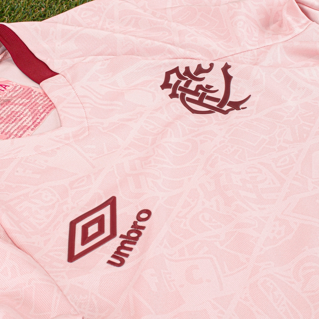 Imagem 2 do produto Camisa do Fluminense 25/26 Torcedor Outubro Rosa Umbro Masculina