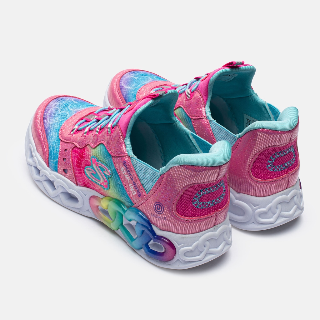 Imagem 5 do produto Tênis Infantil Skechers Infinite Heart Lights Etern