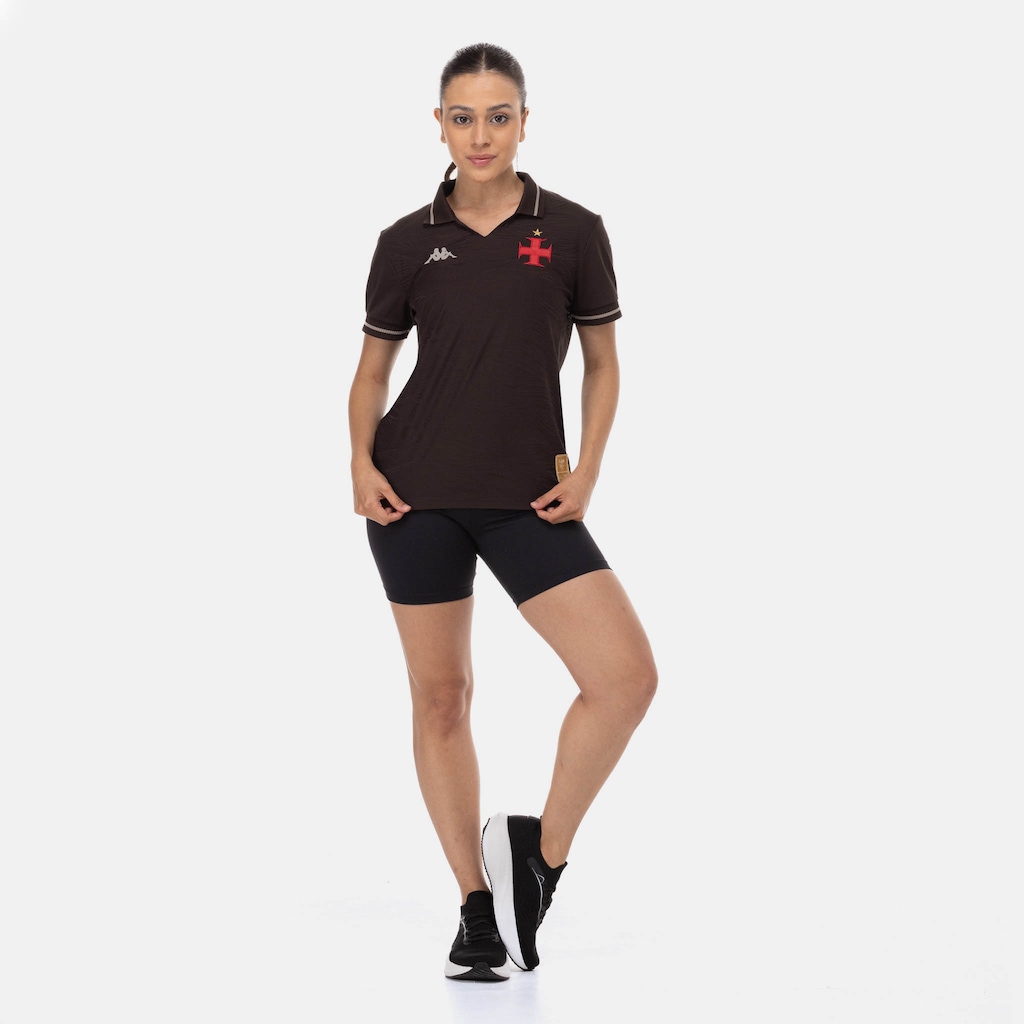Imagem 3 do produto Camisa do Vasco da Gama III 25/26 Torcedor Kappa Feminina