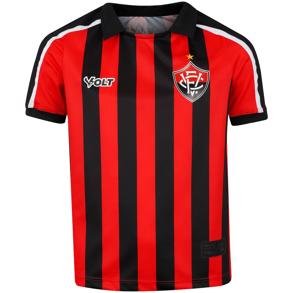 Imagem 2 do produto Kit de Uniforme do Vitória-BA I 25/26 Infantil Volt Camiseta + Calção