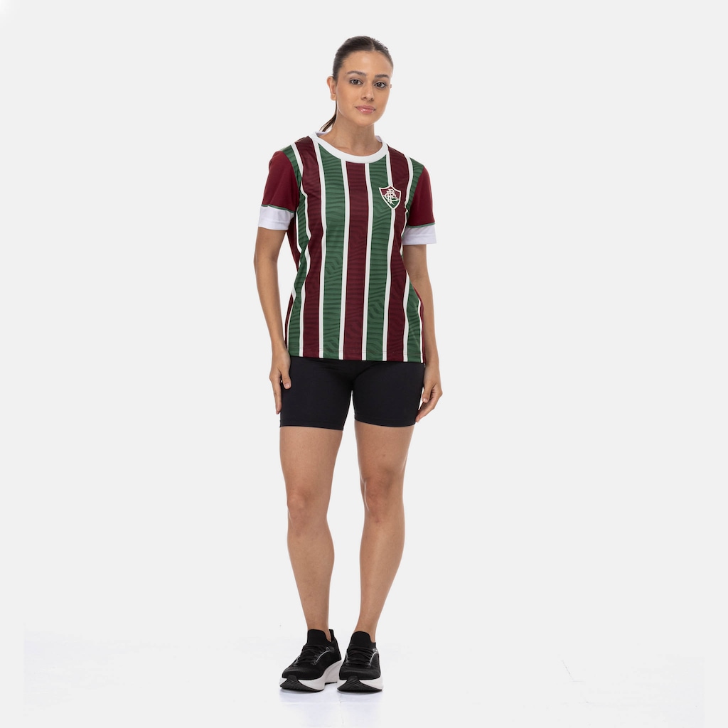 Imagem 3 do produto Camiseta do Fluminense Braziline Chiado Feminina