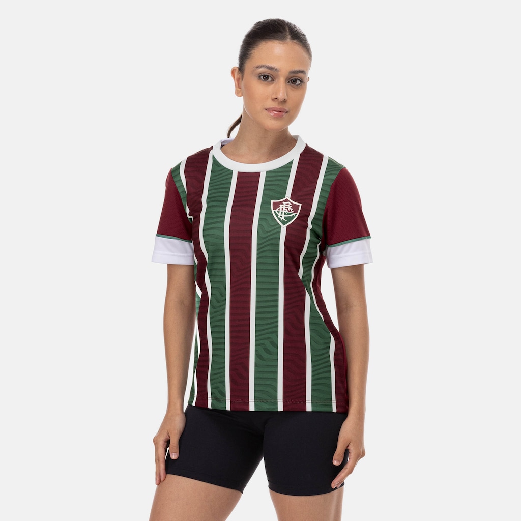 Imagem 4 do produto Camiseta do Fluminense Braziline Chiado Feminina