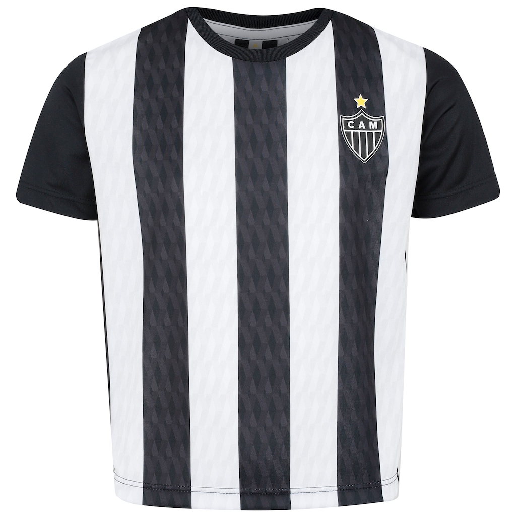 Imagem 3 do produto Kit de Uniforme do Atlético-MG Braziline Infantil Camiseta + Calção