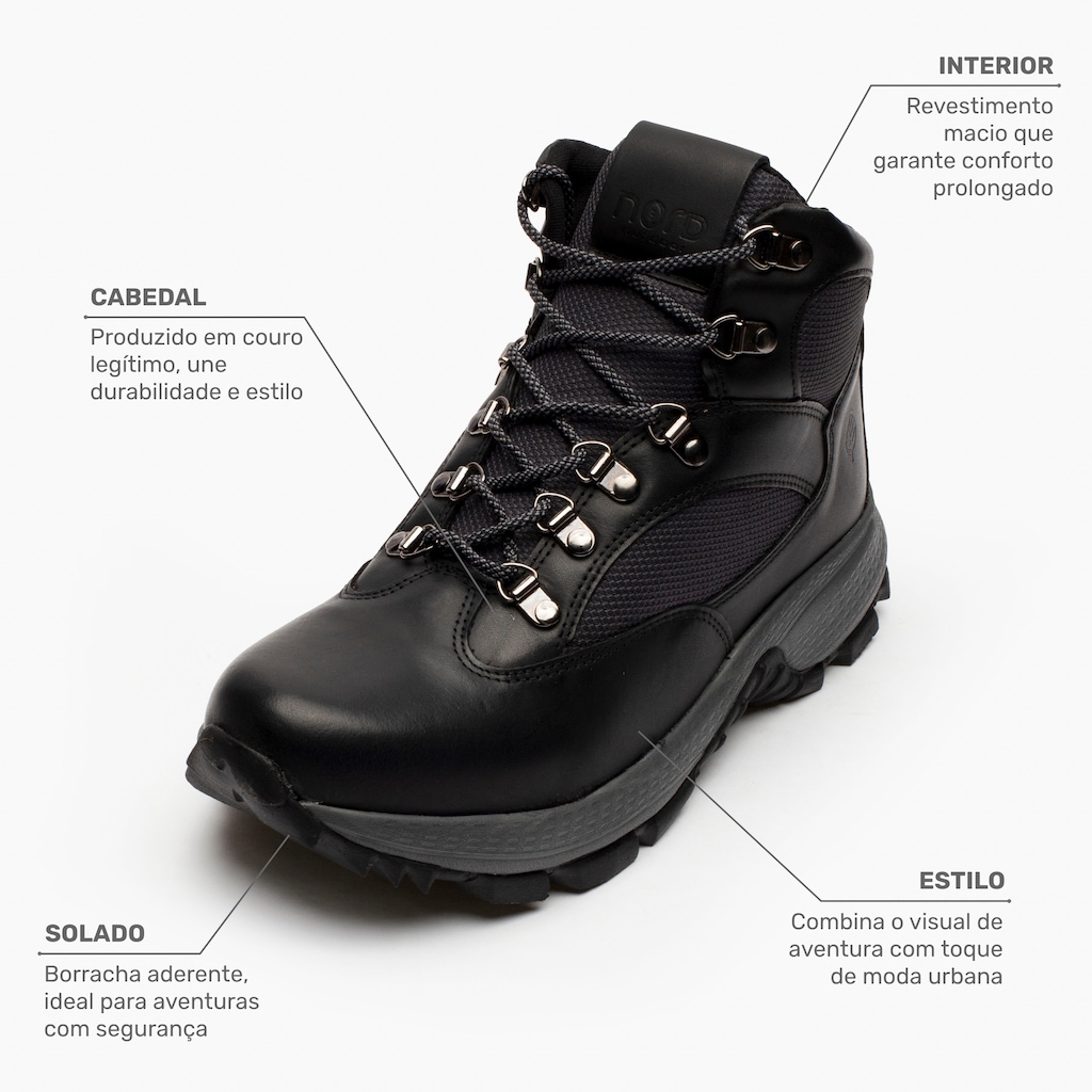 Imagem 3 do produto Bota de Couro Masculina Nord Outside