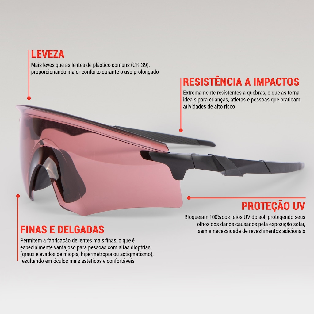 Imagem 3 do produto Óculos de Sol Unissex Oxer Esportivo Solstice LFU