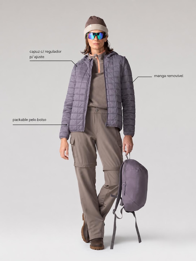 Imagem 2 do produto Jaqueta Puffer Compacta Bussola Bex - Feminina