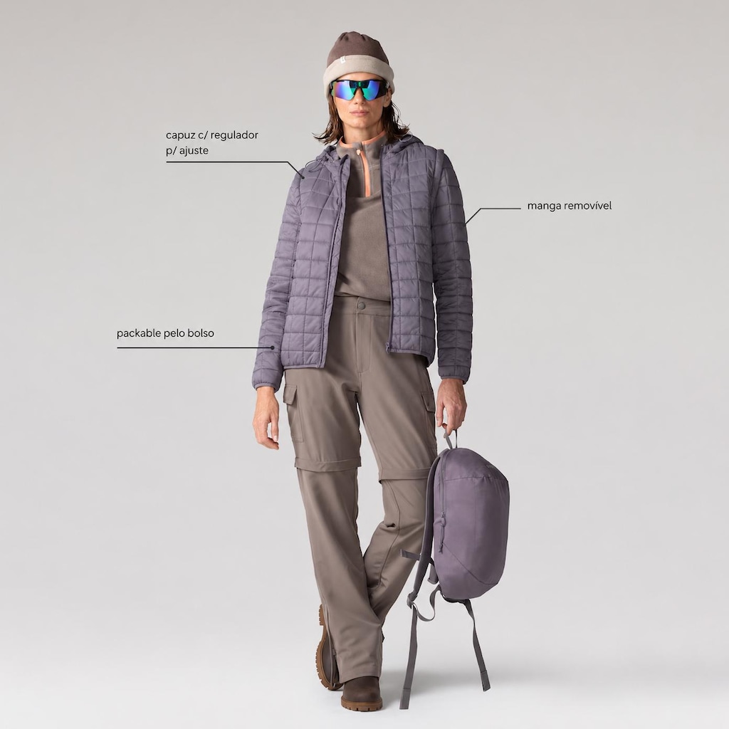 Imagem 2 do produto Jaqueta Puffer Compacta Bussola Bex - Feminina