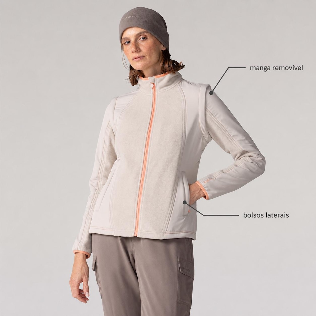 Imagem 2 do produto Jaqueta Fleece Nord Modular Bex - Feminina