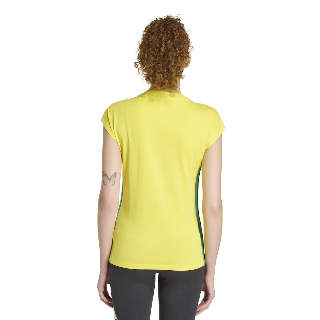 Imagem 2 do produto Camiseta Brasil Essentials Single Jersey 3-Stripes adidas Feminina