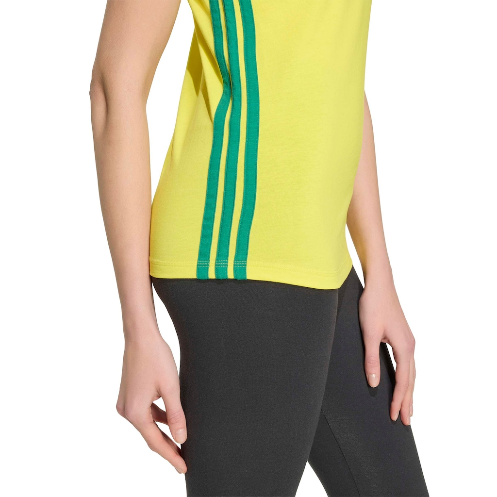 Imagem 5 do produto Camiseta Brasil Essentials Single Jersey 3-Stripes adidas Feminina