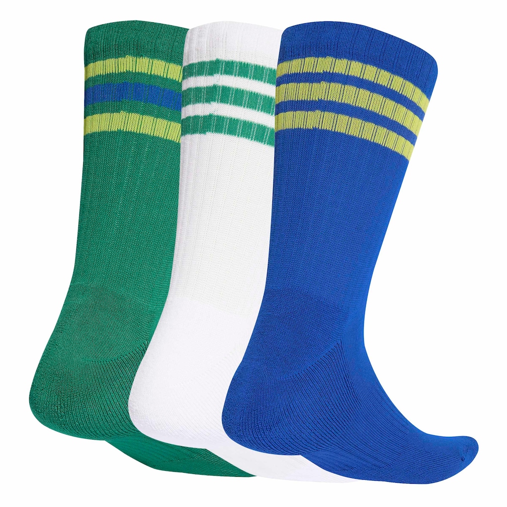 Imagem 2 do produto Kit de Meia adidas Sportswear Três Listras Essentials Crew com 3 Pares