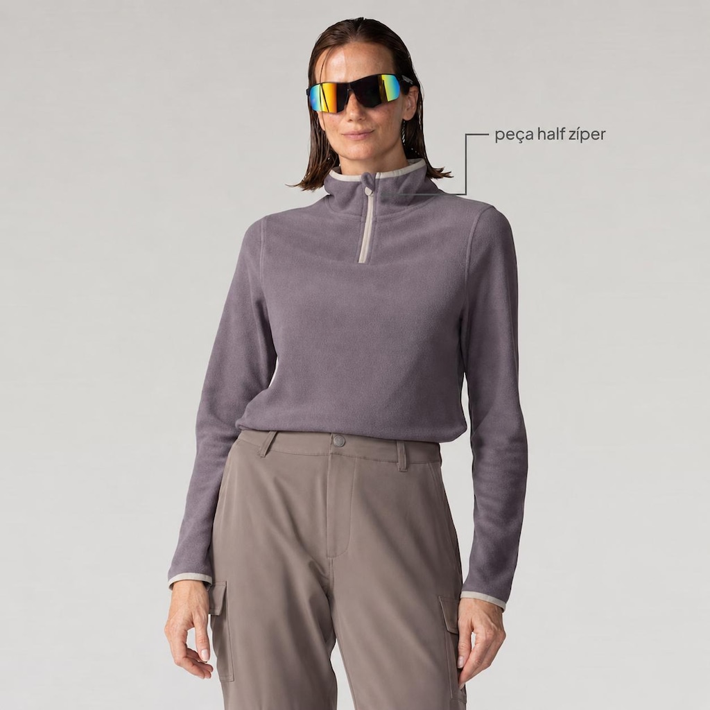 Imagem 2 do produto Blusão de Fleece Nord RT com Protetor de Zíper - Feminino
