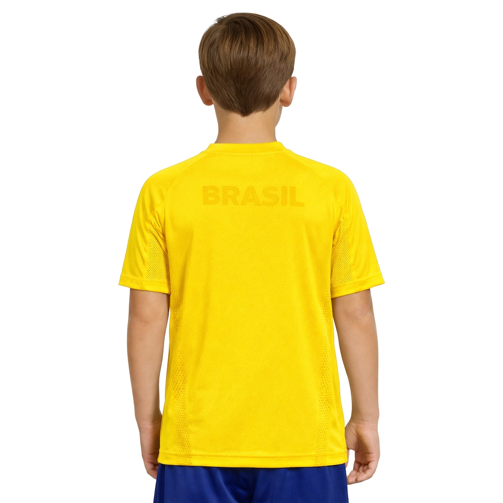 Imagem 2 do produto Camiseta da Seleção do Brasil CBF 26/27 Penta Seamless Infantil