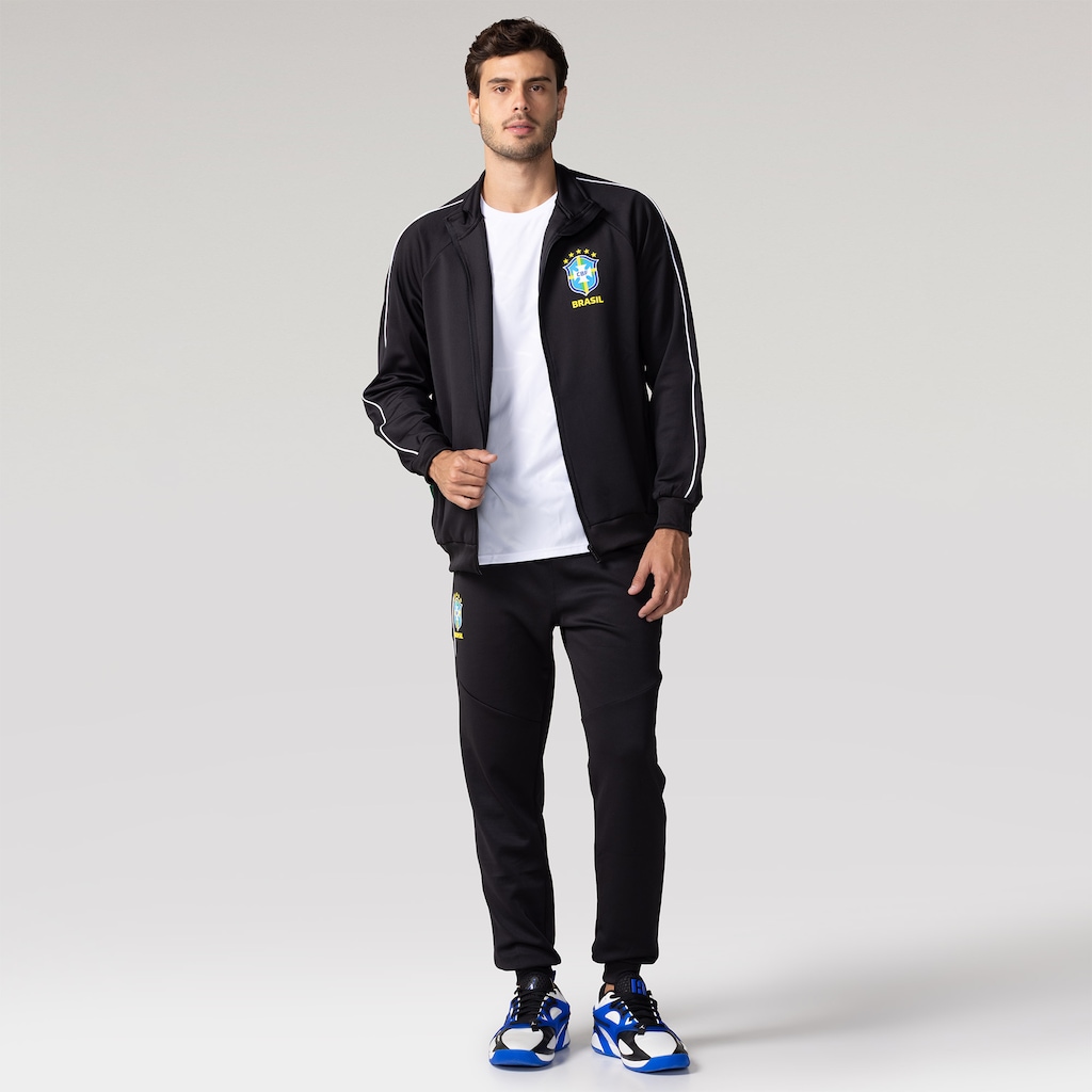 Imagem 3 do produto Jaqueta Seleção do Brasil Polytricot CBF 26/27 Masculina