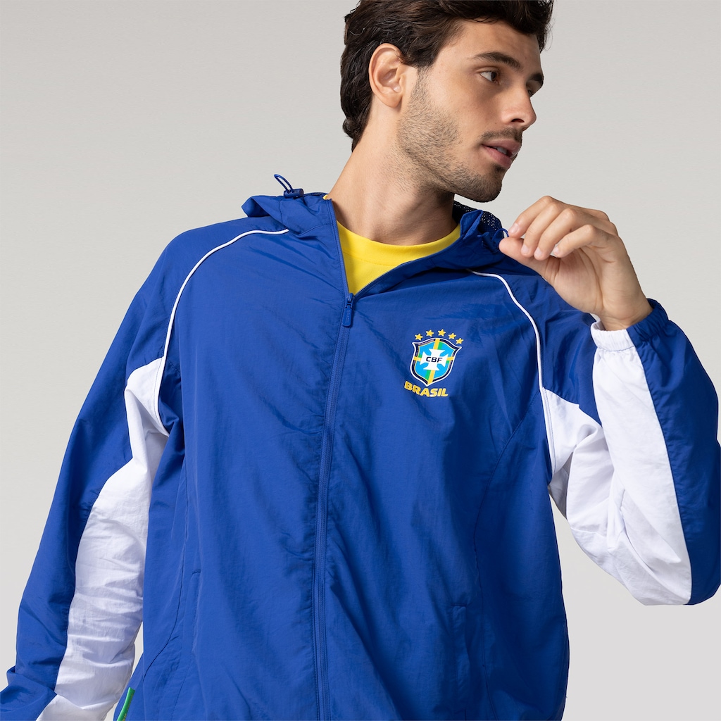 Imagem 4 do produto Jaqueta Corta Vento da Seleção do Brasil CBF 26/27 Masculina