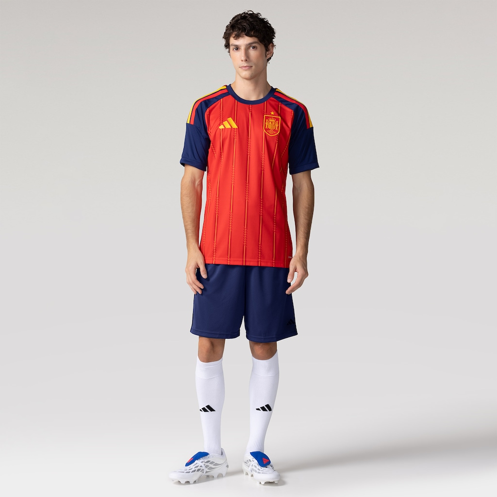 Imagem 3 do produto Camisa Seleção da Espanha I 26/27 Torcedor adidas Masculina