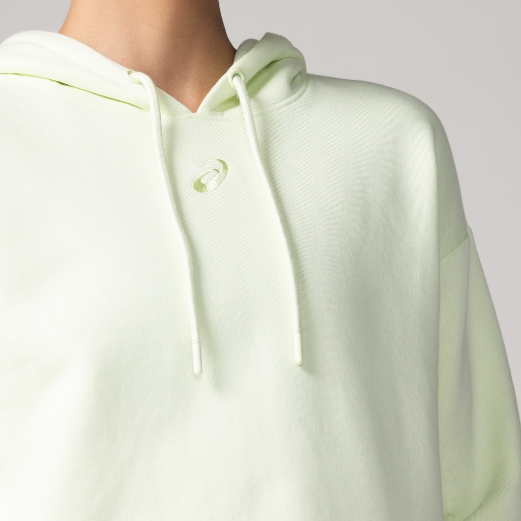 Imagem 5 do produto Blusão Asics Cropped com Capuz Fleece Feminino