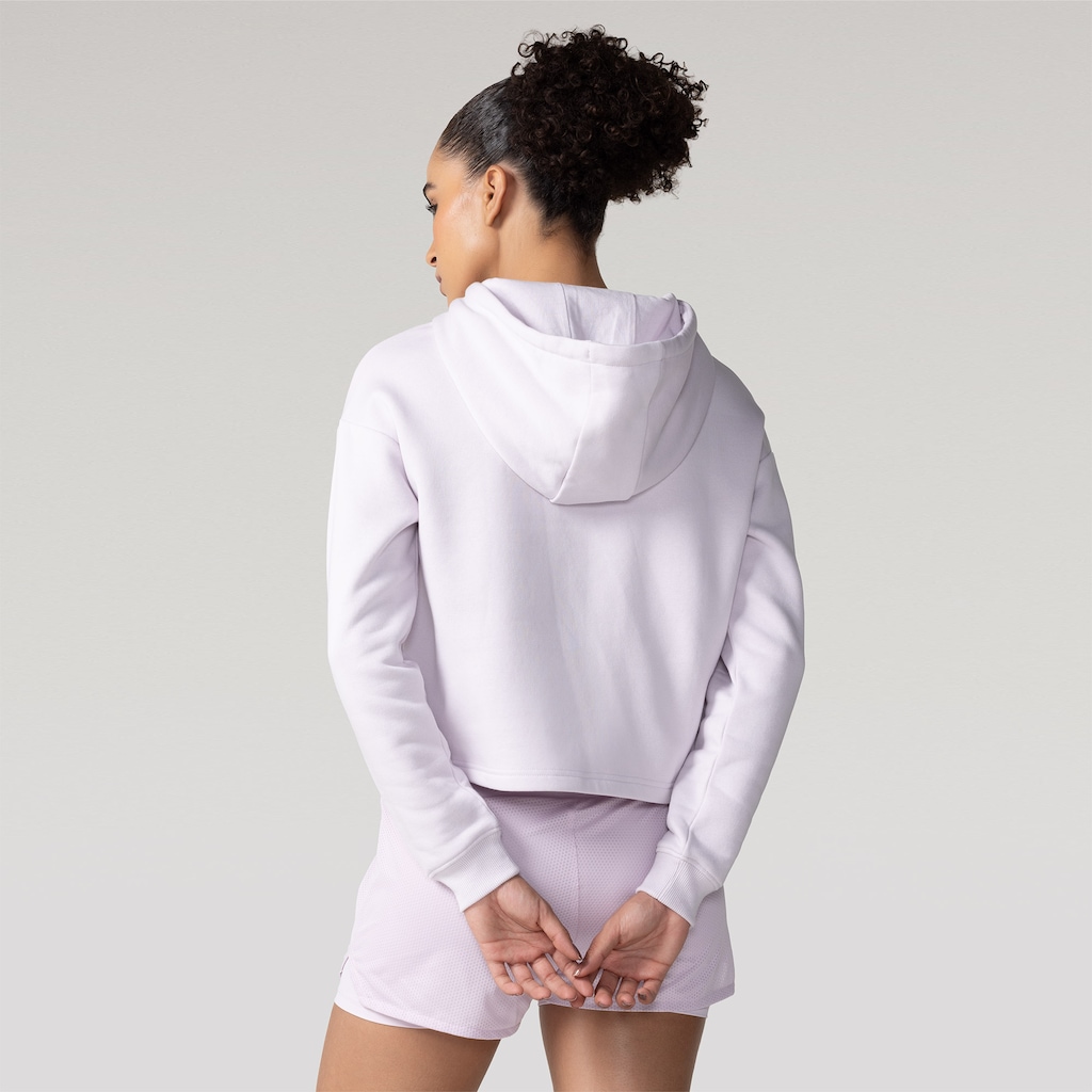 Imagem 2 do produto Blusão Asics Cropped com Capuz Fleece Feminino