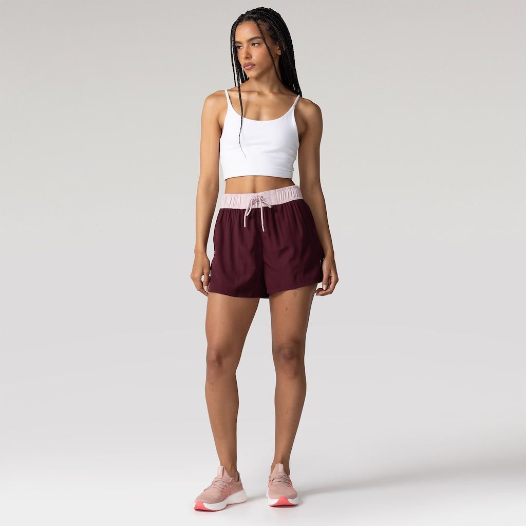 Imagem 4 do produto Shorts Oxer Liso Cos Contrastante - Feminino