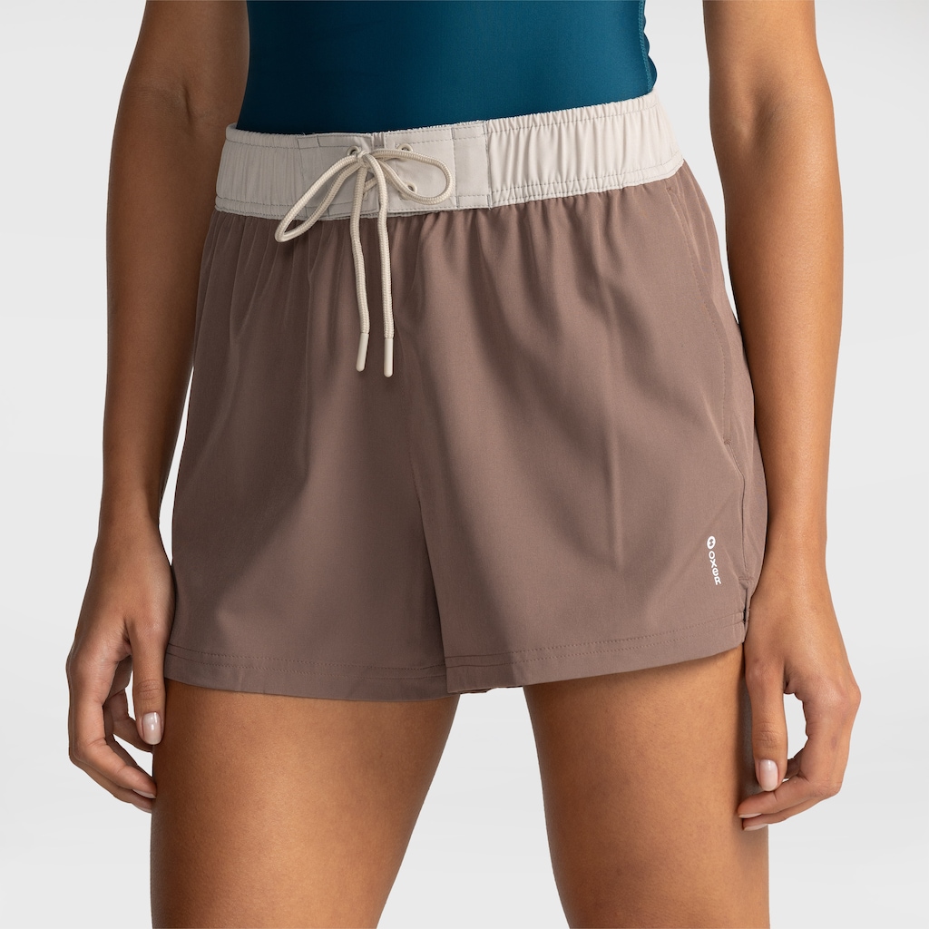Imagem 1 do produto Shorts Oxer Liso Cos Contrastante - Feminino