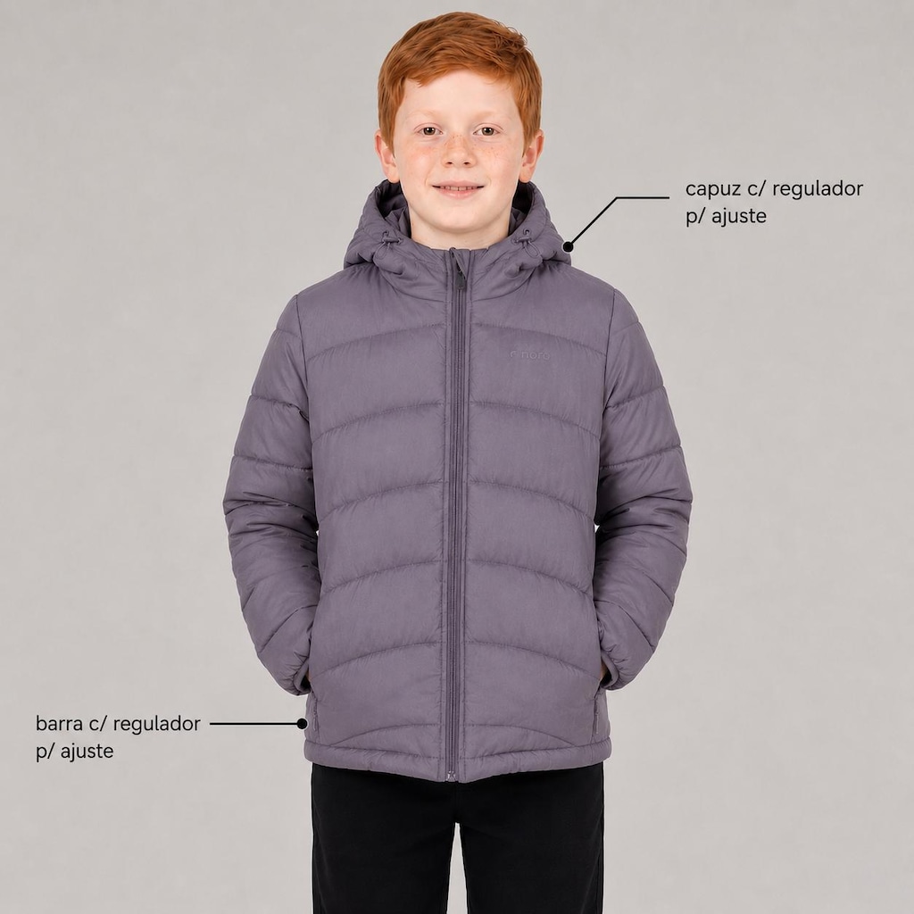 Imagem 2 do produto Jaqueta Puffer Nord com Capuz Infantil