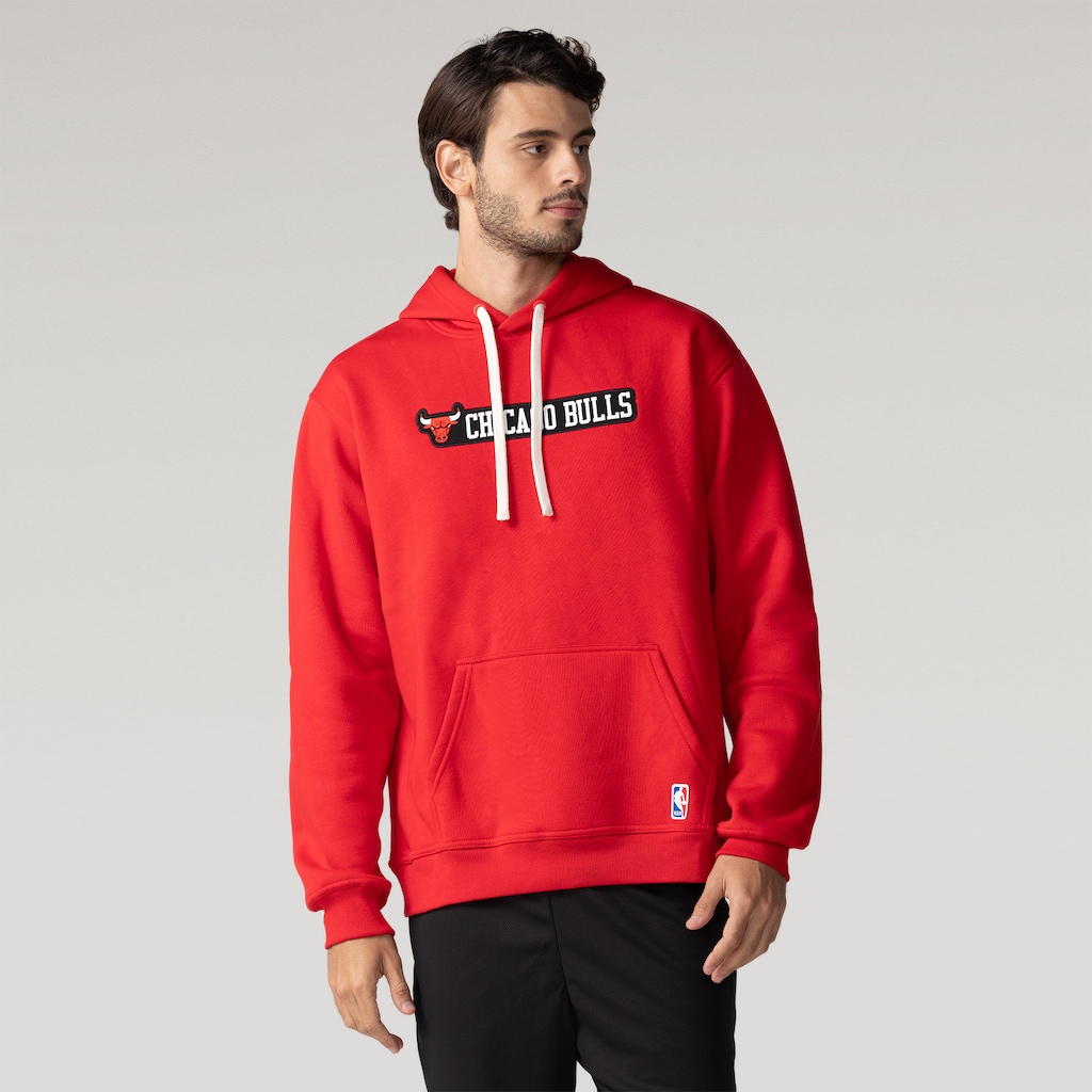 Imagem 2 do produto Blusão com Capuz NBA Chicago Bulls Wordmark - Masculino