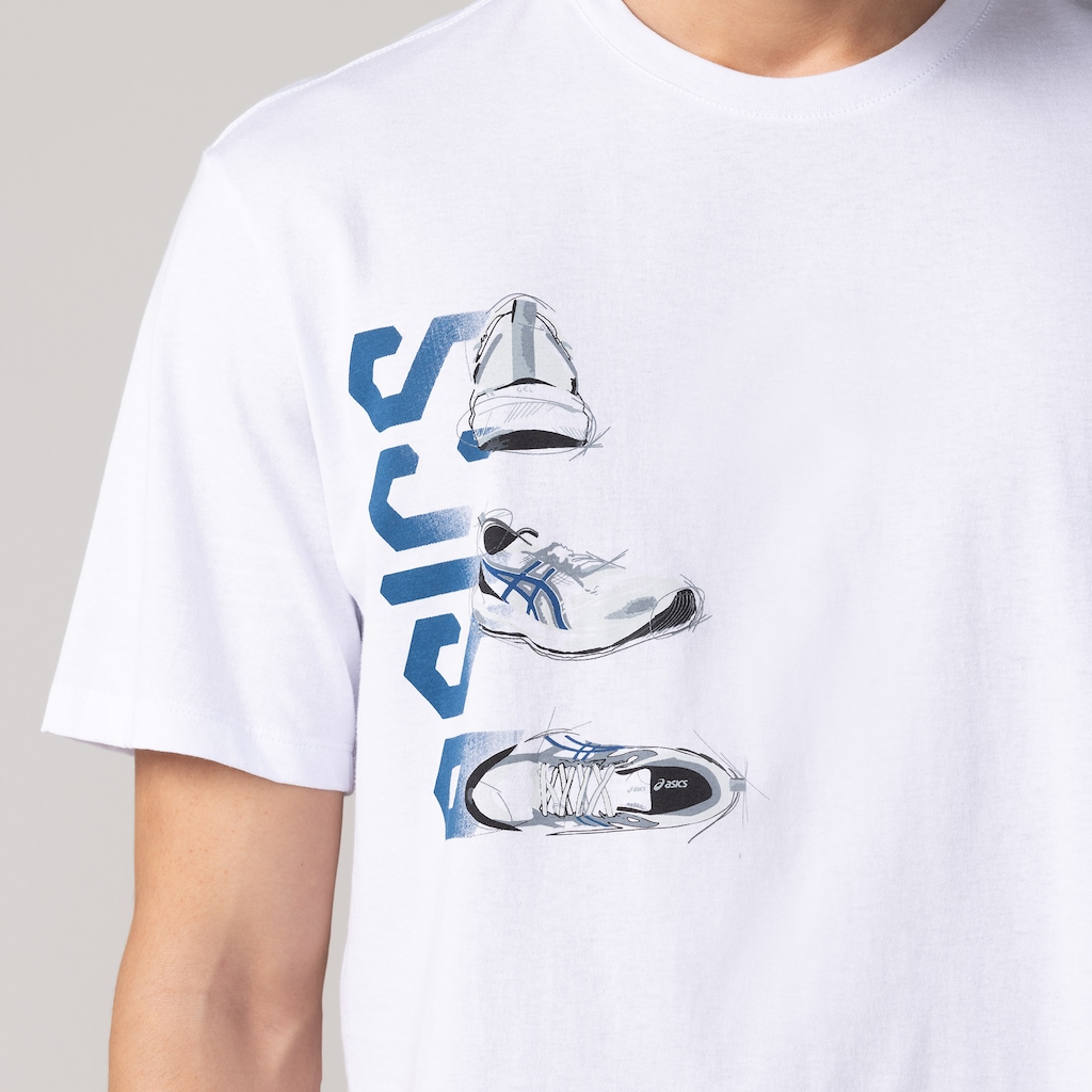 Imagem 4 do produto Camiseta Masculina Malha Estampada ASICS