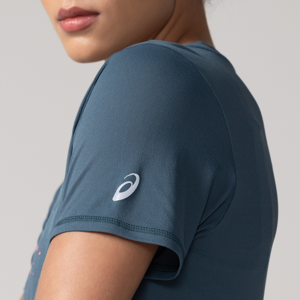 Imagem 4 do produto Camiseta Asics LIC Estampa CRE Feminina