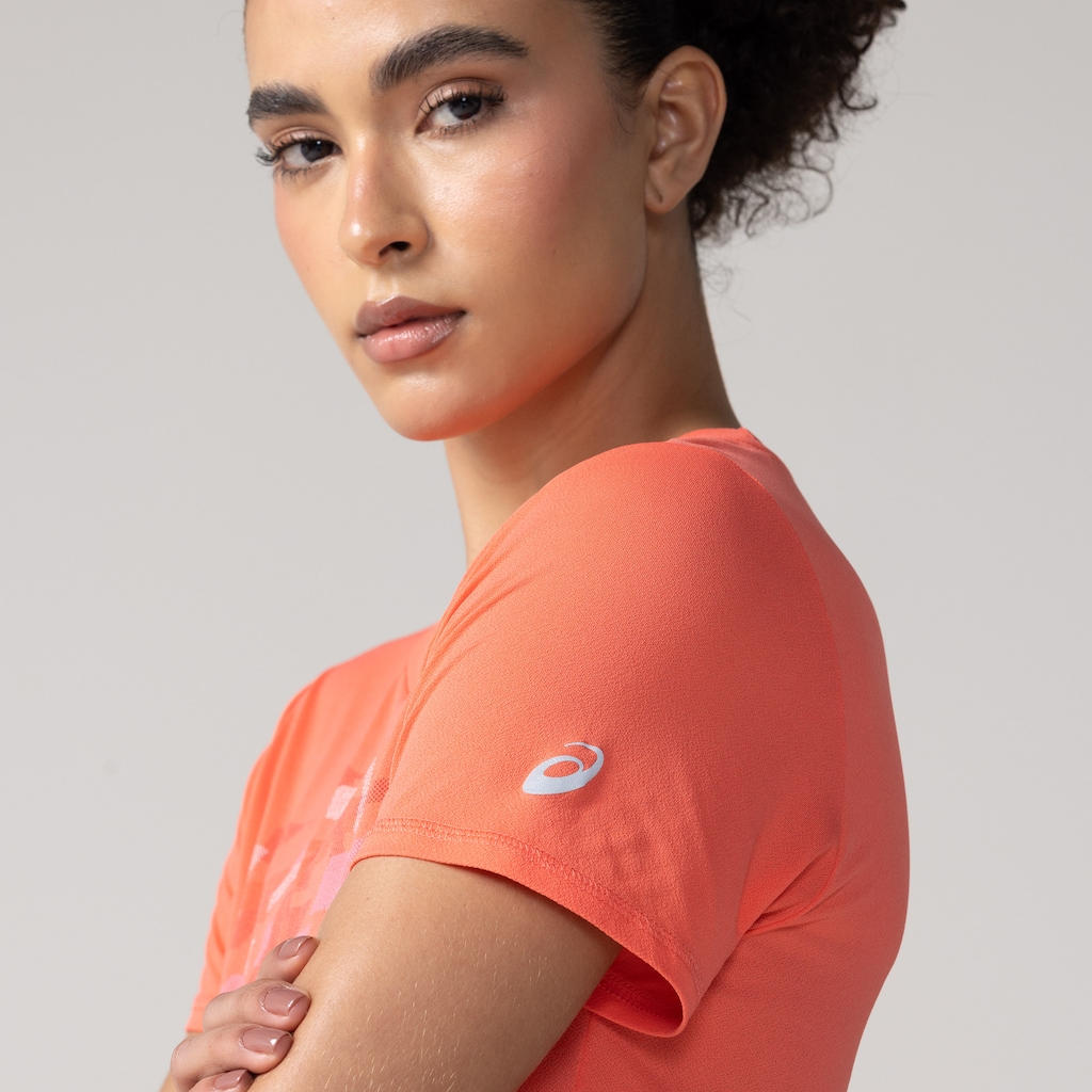 Imagem 4 do produto Camiseta Asics LIC Estampa CRE Feminina