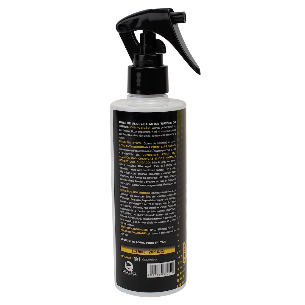 Imagem 2 do produto Higienizador Clean Fit Spray para Roupas Tênis e Acessórios Esportivos 220ml