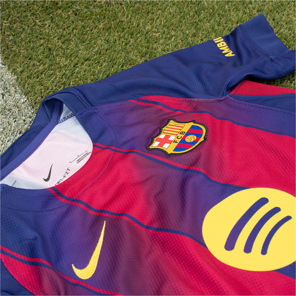 Imagem 2 do produto Camisa Barcelona I 25/26 Torcedor Pro Nike Infantil