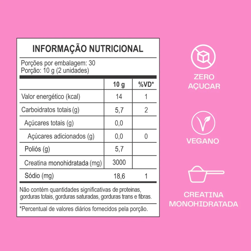Imagem 2 do produto Creatina Guday Frutas Vermelhas 60 Gomas