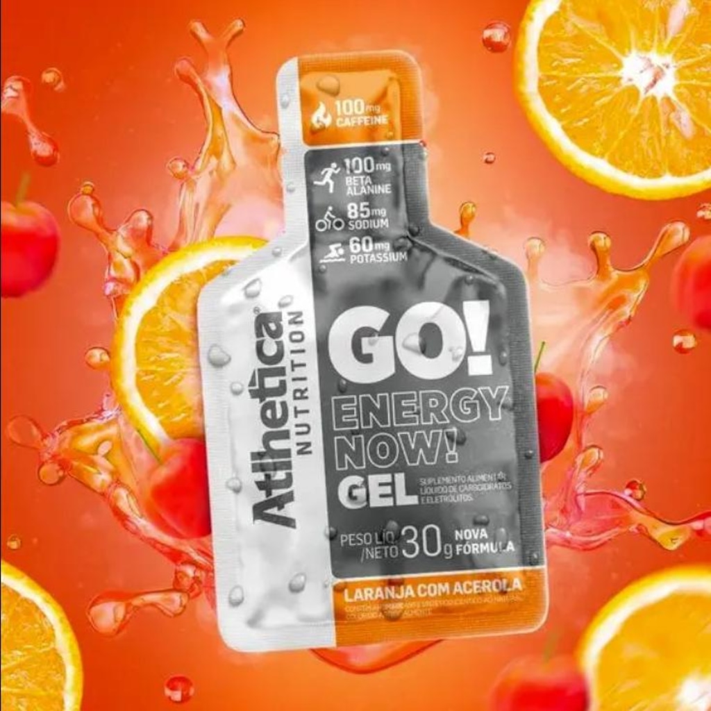 Imagem 2 do produto Gel Atlhetica Go Energy Laranja Acerola