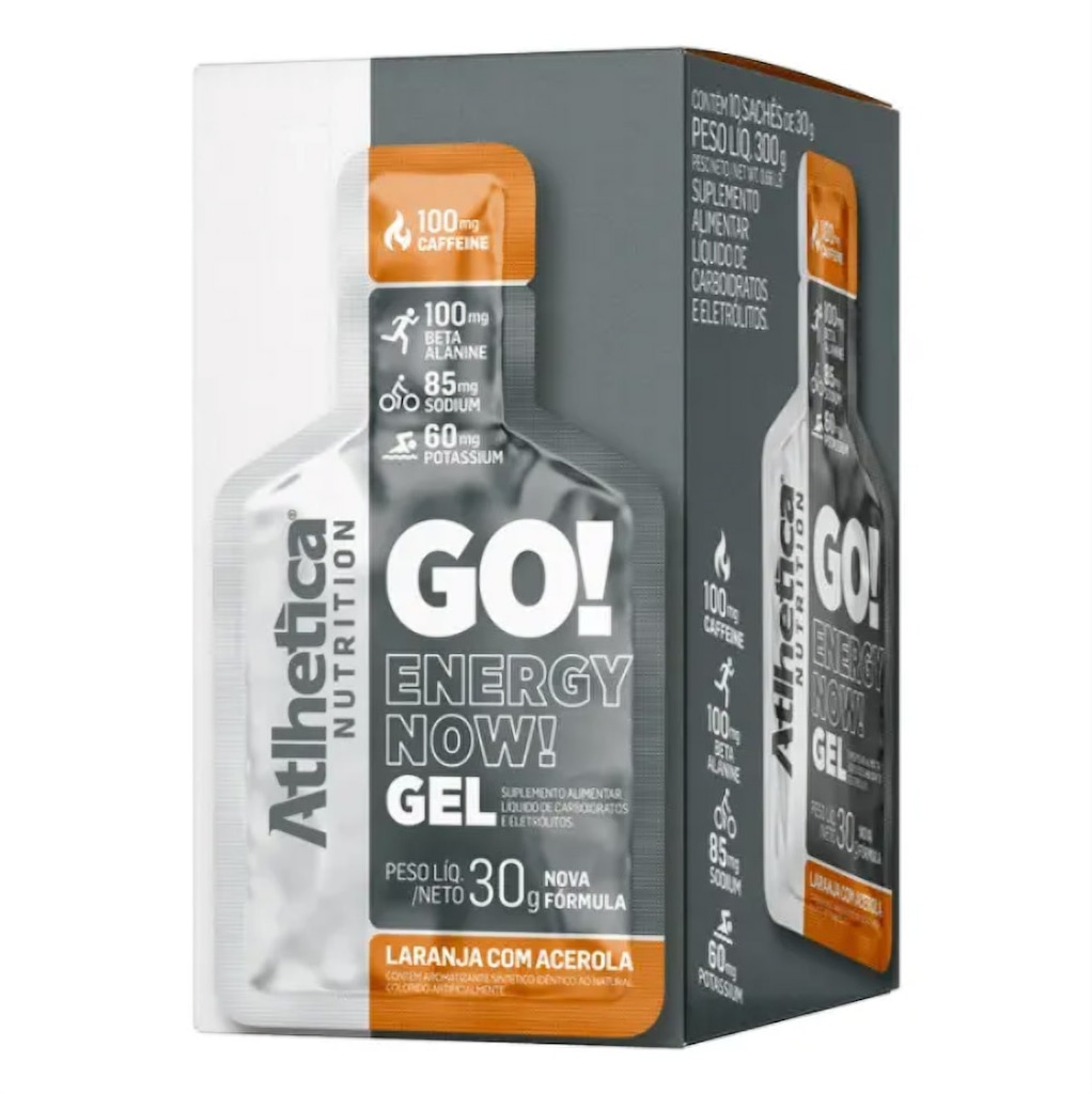 Imagem 3 do produto Gel Atlhetica Go Energy Laranja Acerola