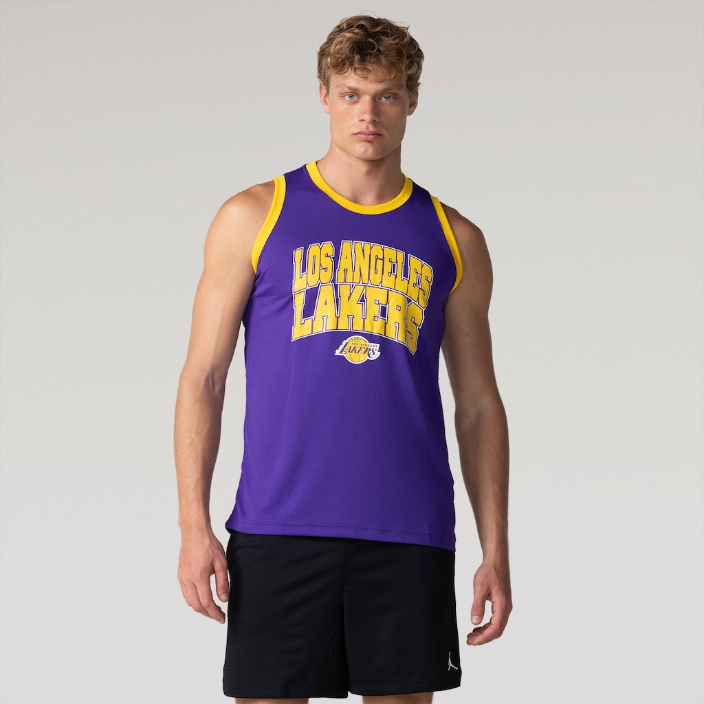 Imagem 2 do produto Camiseta Regata NBA Heritage N1133 LA Lakers - Masculina