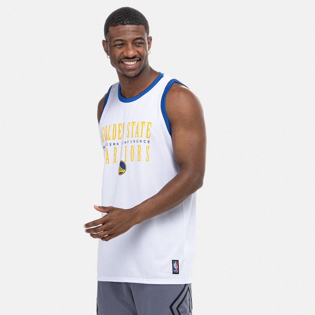Imagem 4 do produto Camiseta Regata Golden State Warriors NBA Conference NB882 Masculina