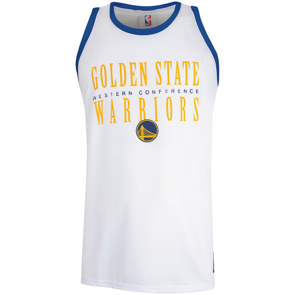 Imagem 5 do produto Camiseta Regata Golden State Warriors NBA Conference NB882 Masculina